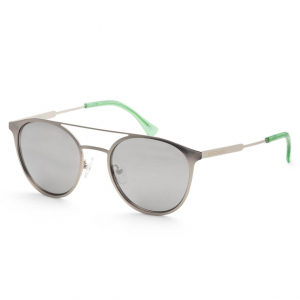 unisex 51 mm silver sunglasses
