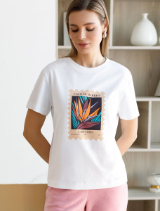 Футболка из премиального хлопка с авторским принтом