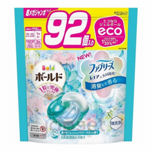 P&G Bold Gel Ball Fresh Flower Sabon Капсулы для стирки белья 4 в 1 с кондиционером, с освежающим ароматом цветочного мыла, запасной блок, 92 шт