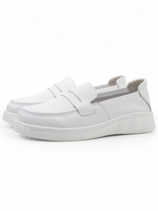 06-YE290-2 WHITE Туфли женские (натуральная кожа)
