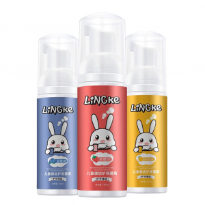 Детский мусс для чистки и укрепления зубов LINGKE