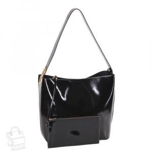 Сумка женская кожаная 1266EC black Euro-Col