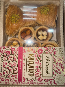 Кадаиф гнезда с орешками+ пахлава 500 гр