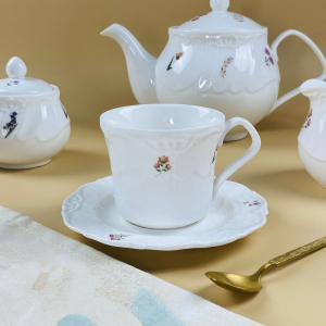 109-197 Чайный набор 12пр. 250мл КРОКУС в под.уп.(х6)Фарфор