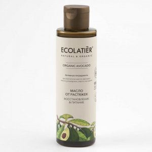 Ecolatier Organic Farm GREEN "AVOCADO Oil" Масло от растяжек Восст.+Питание 200мл