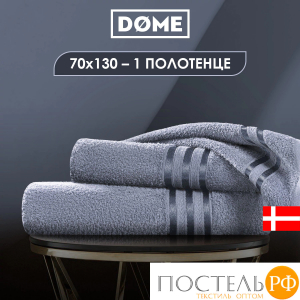 DOME ГАРМОНИКА серо-гол Полотенце 70x130, 1 пр, 100% хл, 440 г/м2