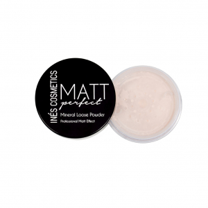 Пудра рассыпчатая Matte perfect Ines прозрачный №01 прозрачный  эффектом фотошопа