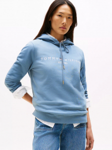 Embroidered Tommy Logo Hoodie