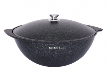 Казан для плова 9,0л АП линия "Granit ultra" (blue) кгг95а
