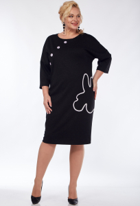 Платье Galereja 710 черный