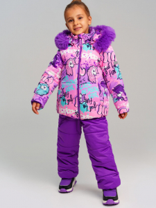 Комплект для девочки: куртка, комбинезон