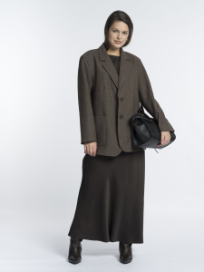 Пиджак из плотной шерстяной ткани