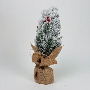 Новогоднее украшение - Елочная ветка в мешочке 45 см (арт. HZ-A136)