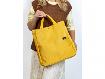 Сумка женская текстиль Lanotti 1701.1/Желтый