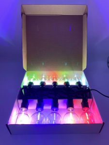 Гирлянда уличная Большие лампы LED 5,5 м (арт. A60)