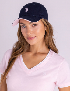 WOMENS TWILL CENTER LOGO HAT