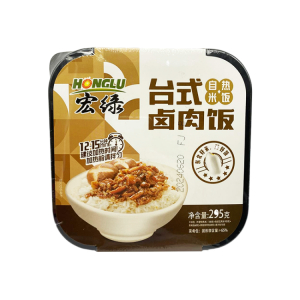 Рис самонагревающийся Honglu с Тушеным мясом по-тайваньски, Китай, 295 г