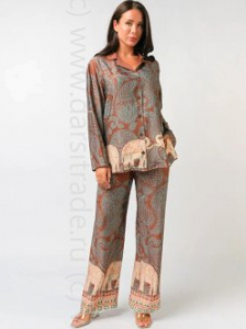 Комплект №250149-1 Chantemely Дроп рубашка брюки