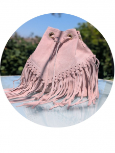 Итальянская сумка из натуральной кожи AB.Z · Pelle · Bary flecas (440) Rosa