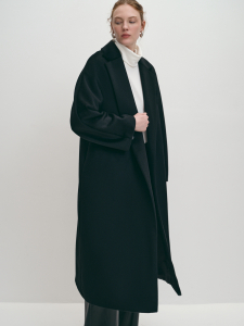 Пальто демисезонное длинное шерстяное