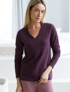 Джемпер из премиального хлопка с эластаном