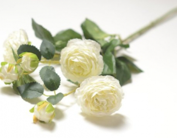 Искусственные цветы, Ветка розы 3 головы и 3 бут. (1010237)