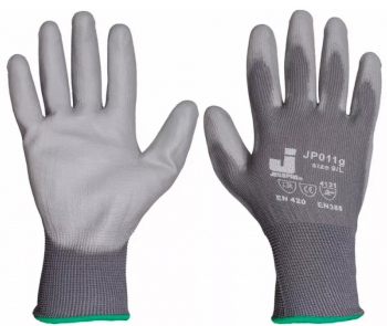 Перчатки СЕРЫЕ с СЕРЫМ ОБЛИВОМ 12па