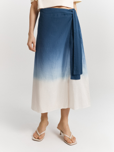 Юбка-миди на запах