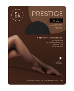 Колготки капроновые bk Prestige 40 den р.4 nero