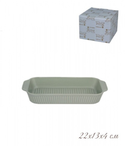 105-887 Форма (блюдо) прямоугольная для запекания 22х13х4 см. в под.уп.(х24)
