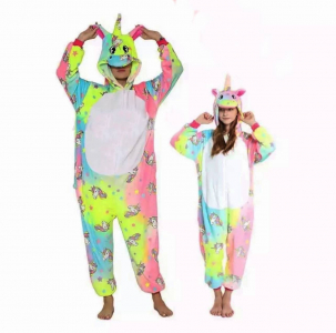 Пижама кигуруми детский Единорог веселый