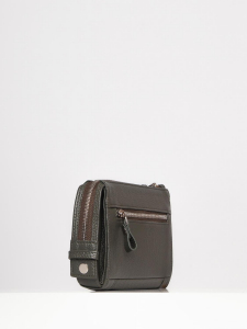 Мужская кожаная сумка Richet 2300LN 294 Зеленый