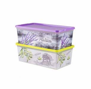 Коробка ПРОВАНС FLEUR 5.5л прямоугольная