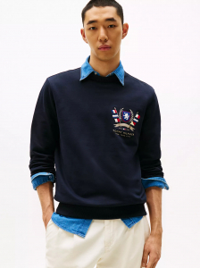 Hilfiger Embroidered Crest Sweatshirt
