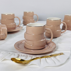 155-007 Кофейный набор 12пр. 140мл в под.уп.(х8)Фарфор