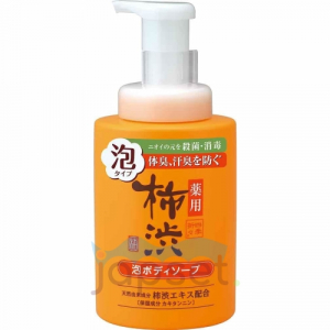 Kumano Kakishibu Foam Body Soap Жидкое мыло-пенка для тела, антибактериальное, с экстрактом хурмы и гиалуроновой кислотой, 500 мл