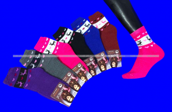 Термоноски женские внутри махра 