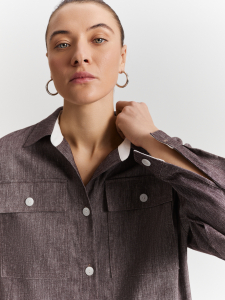 Рубашка со спущенным плечом