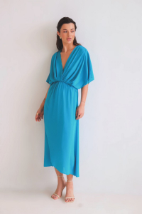 16286 Платье бирюзовое