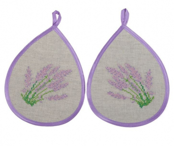 Комплект прихваток с вышивкой 