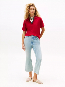 High-Rise Crop Kick Flare Jean