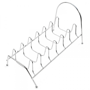 Сушилка для посуды проволочная 27х14х7см одноярусная, настольная, хромированная (Китай)