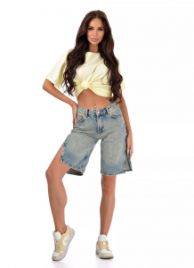 Женские шорты джинсовые винтажные CRACPOT