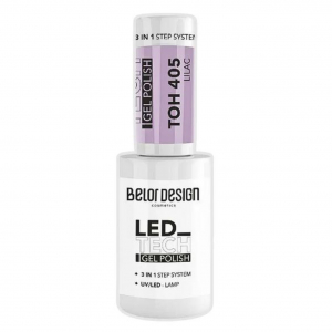 Гель для ногтей  Led Tech BelorDesign фиолетовый  405 lilac стойкость,цвет