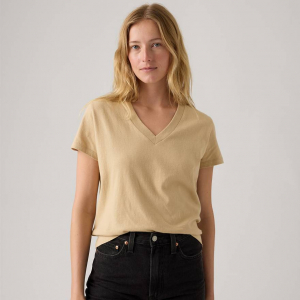 Boxy V-neck Tee