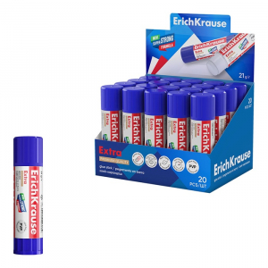 Клей-карандаш, ErichKrause Extra, усиленный, 21 г