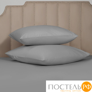 Dome МОРИСО сер Комплект наволочек 70x70 (см), 2пр., хл/сат