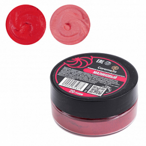 Краситель сухой водорастворимый Caramella Малиновый 20 гр