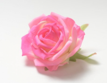 Искусственные цветы, Голова розы бархатная для ветки , венка