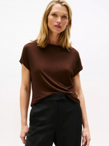 Lightweight Cowl Neck T-Shirt